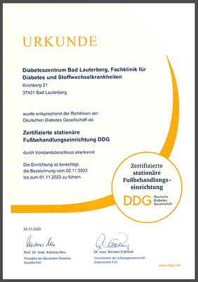 DDG Urkunde durch klicken öffnen