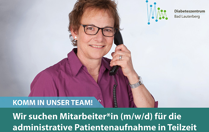 Mitarbeiter*in (m/w/d) für die administrative Patientenaufnahme in Teilzeit