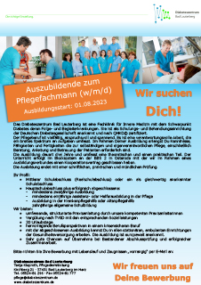 Ausbildung zum Pflegefachmann (w/m/d) - mehr erfahren