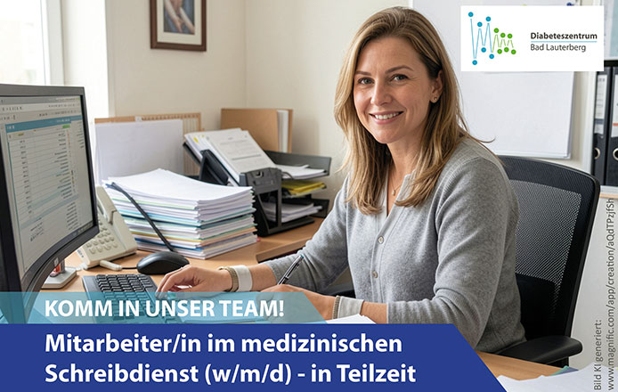 Mitarbeiter/in im medizinischen Schreibdienst (m/w/d) - in Teilzeit