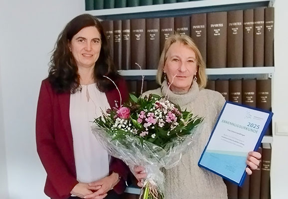 Neues Jahr, neue Perspektiven: Ernennungsurkunde zur ärztlichen Leitung für Frau Sendlinger