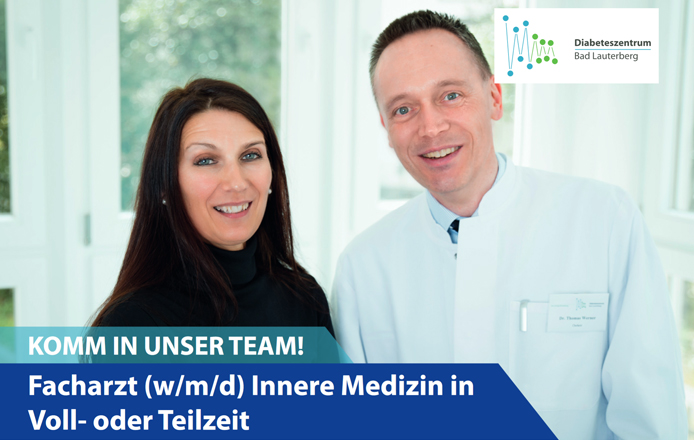 Facharzt (w/m/d) Innere Medizin in Voll- oder Teilzeit